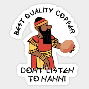 EA Nasir Nanni Complaint Tablet Copper Merchant Design Sticker